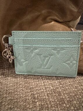 Louis Vuitton Charms Empreinte Embossed Monogram Card Holder
